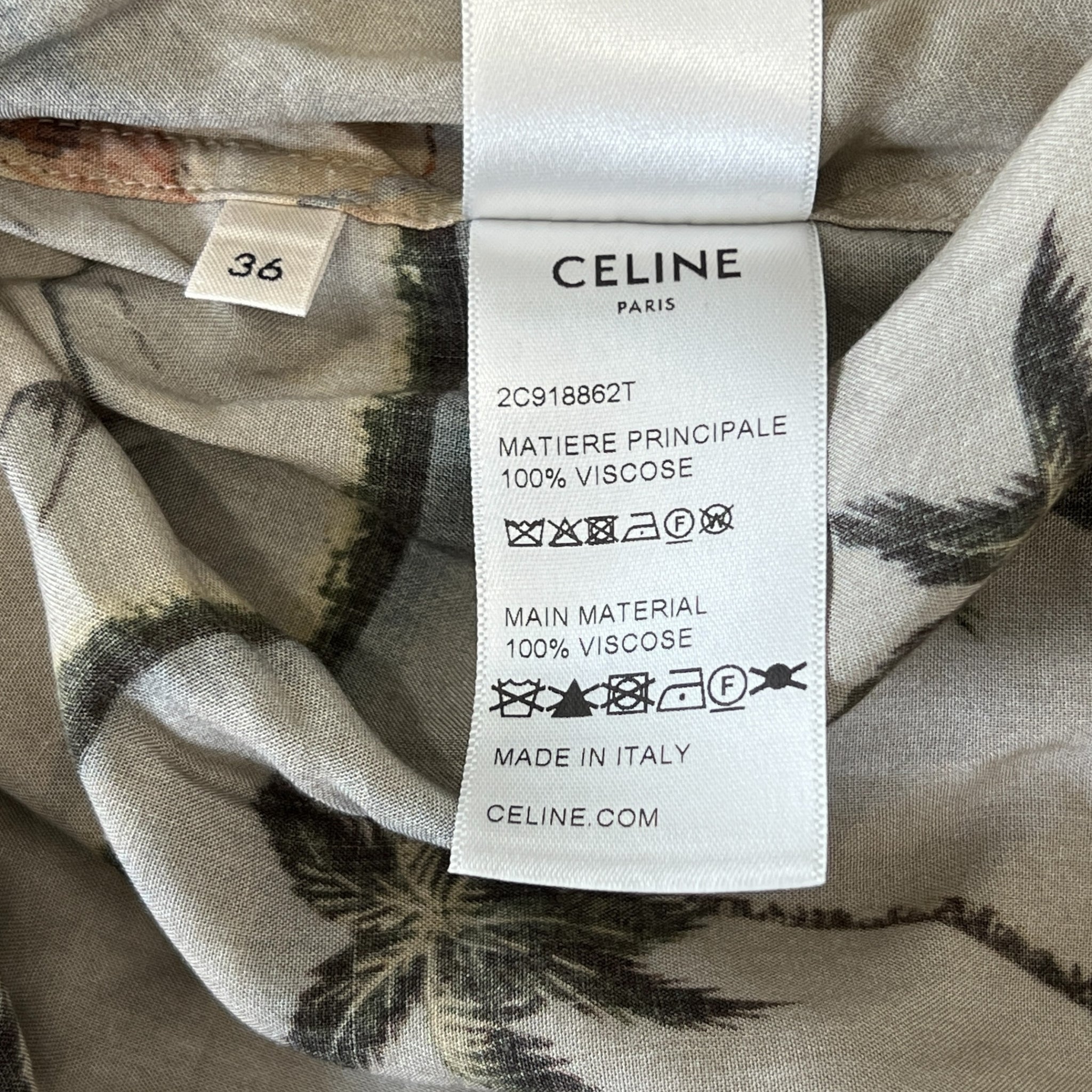 CELINE 2023SS Hedi Slimane Aloha L/S Shirt