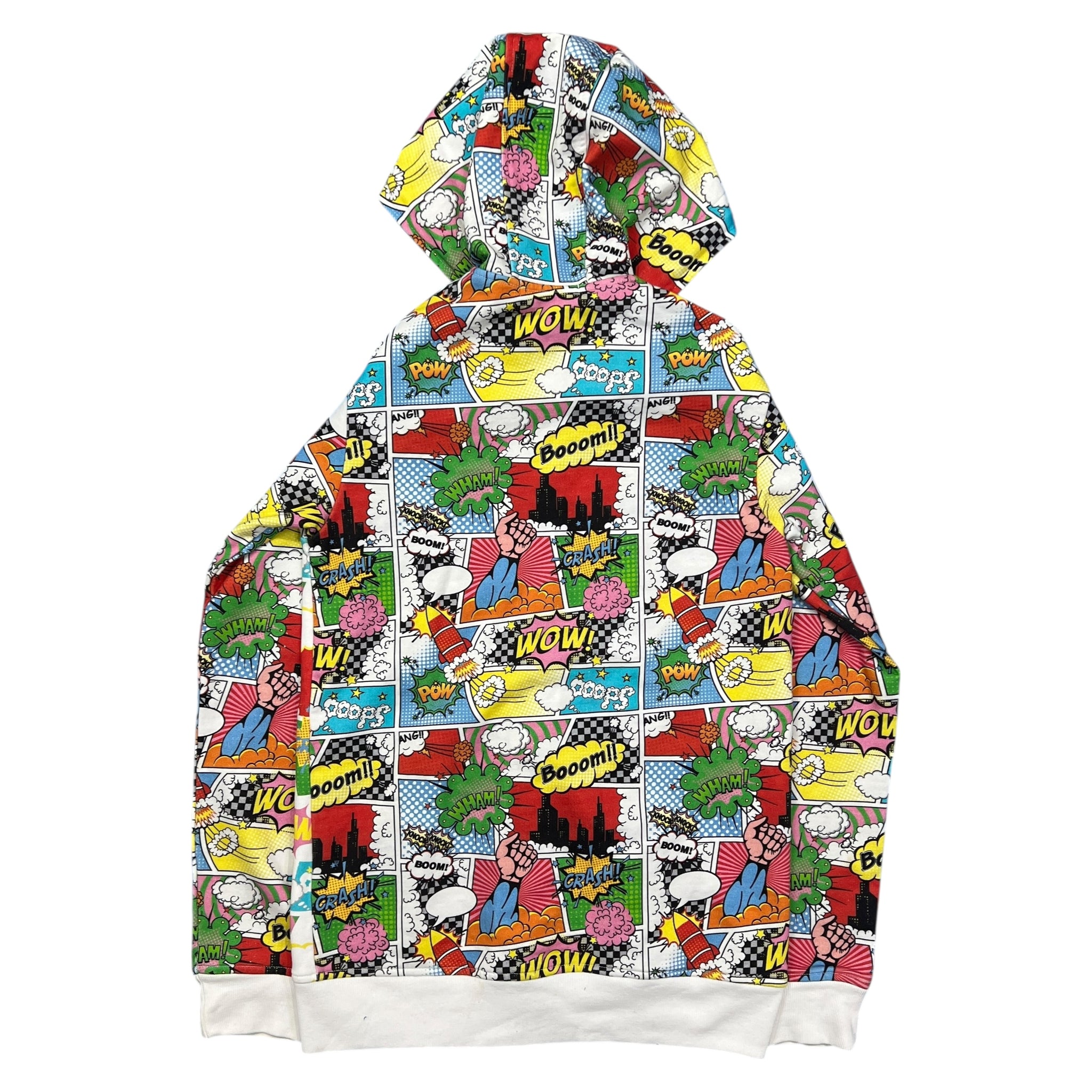 COMME des GARCONS SHIRT 2019AW American Comics Multi Printed Zip-Up Hoodie