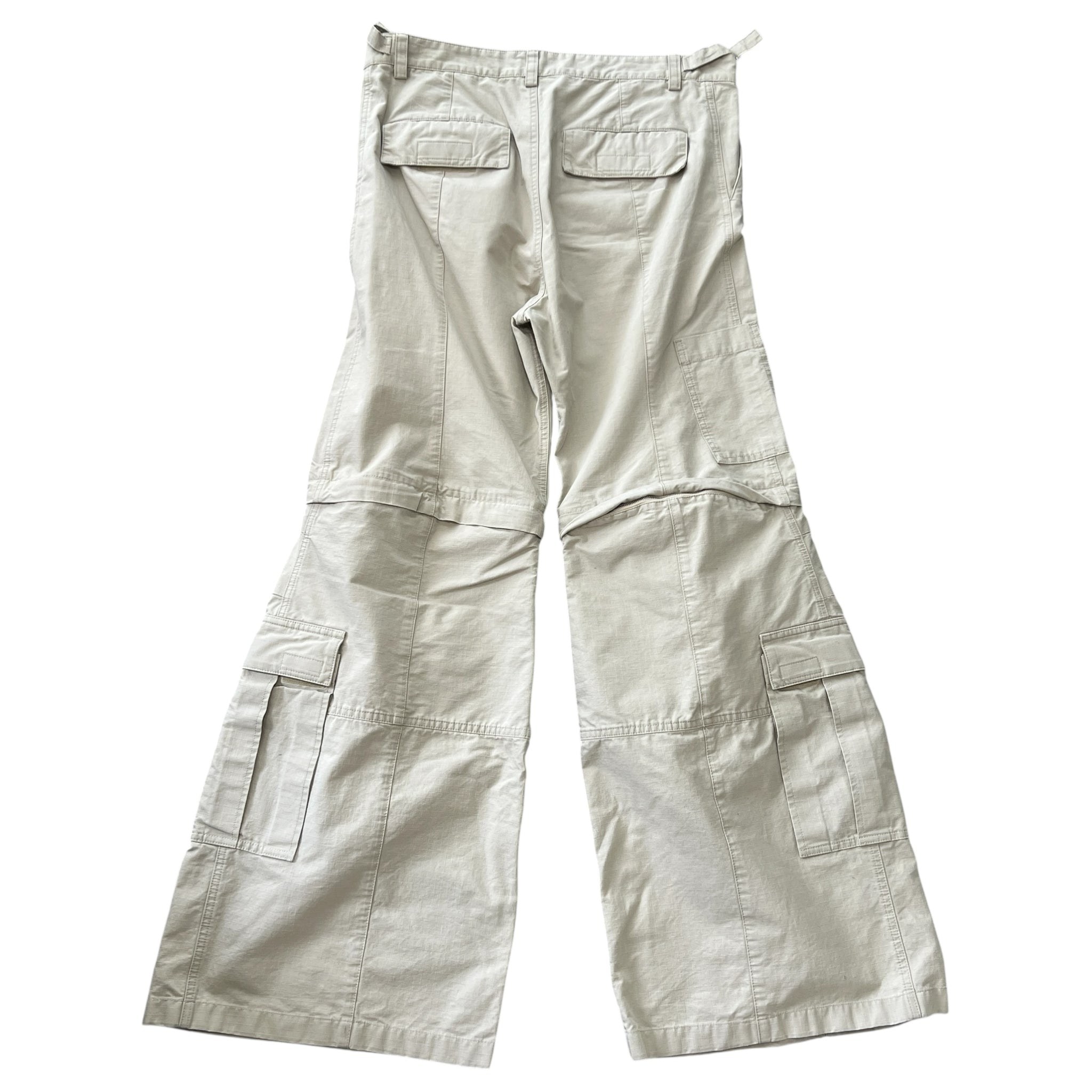 BALENCIAGA 2023AW Flared Convertible Zip-Off Cargo Pants