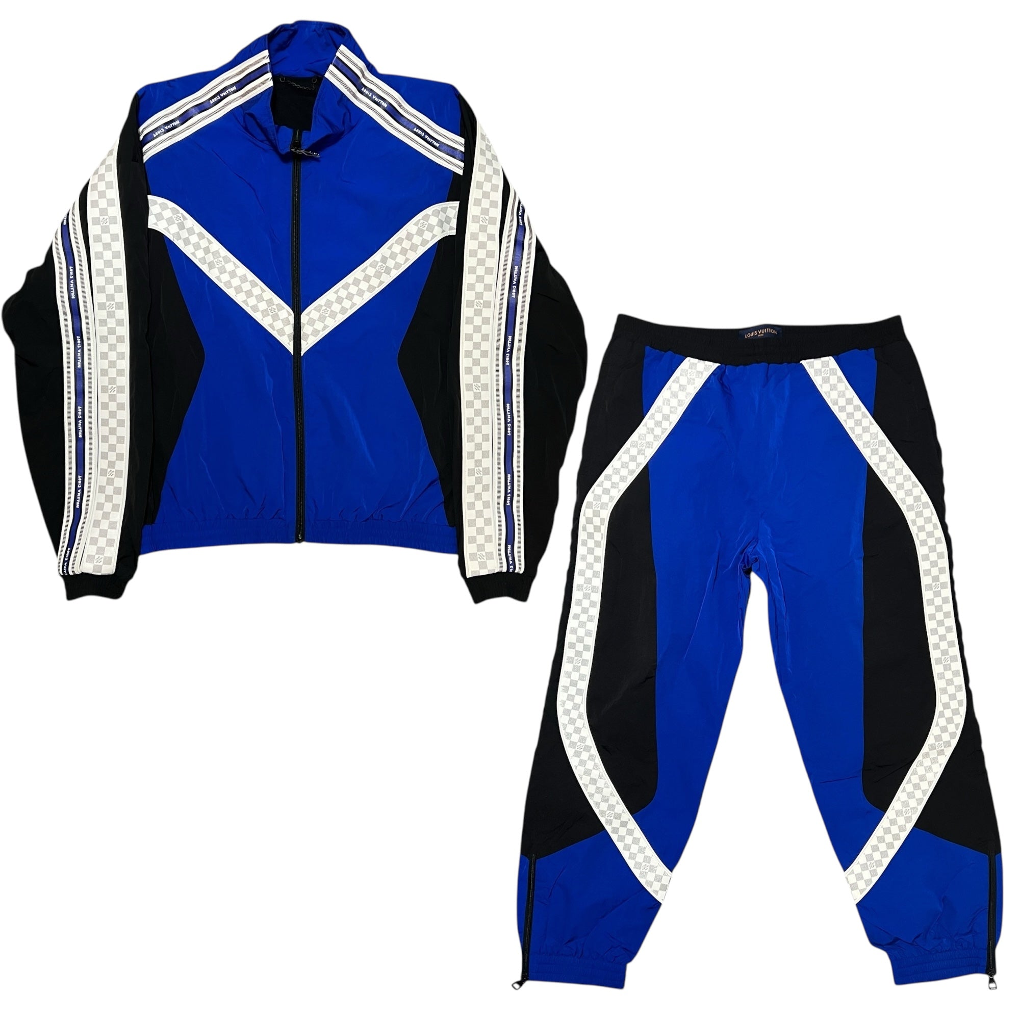 LOUIS VUITTON 2022SS Technical Tracksuit Jacket / Pants Set-up