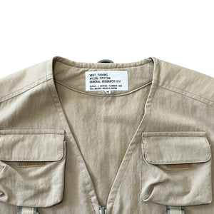 GENERAL RESEARCH 2002SS Nylon / Cotton Fishing Vest STYLE1014