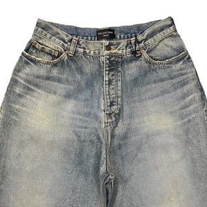 BALENCIAGA 2022 Fall Wax Coating Denim Buggy Pants – SEVENSTARCLOTHING