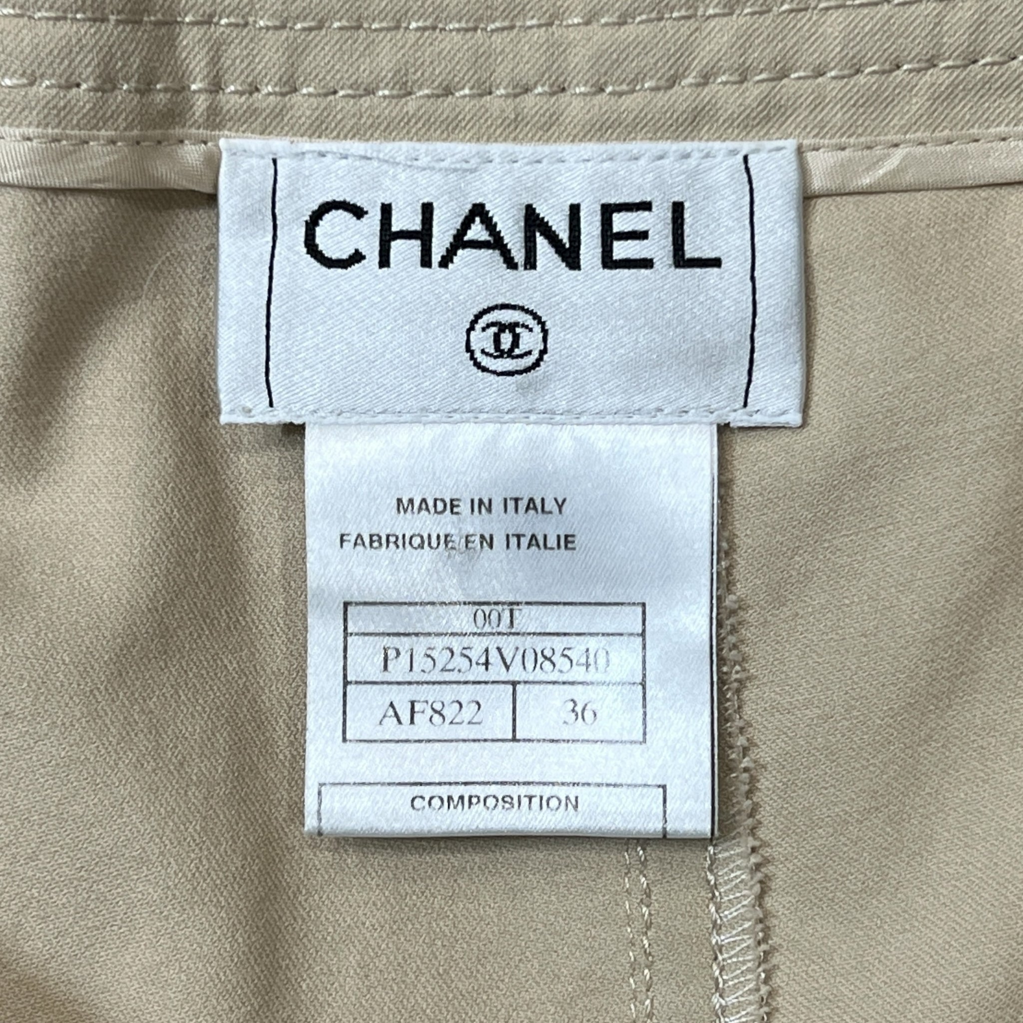 CHANEL 00's Cotton Stretch 2-Pocket Pants