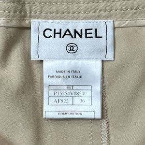 CHANEL 00's Cotton Stretch 2-Pocket Pants