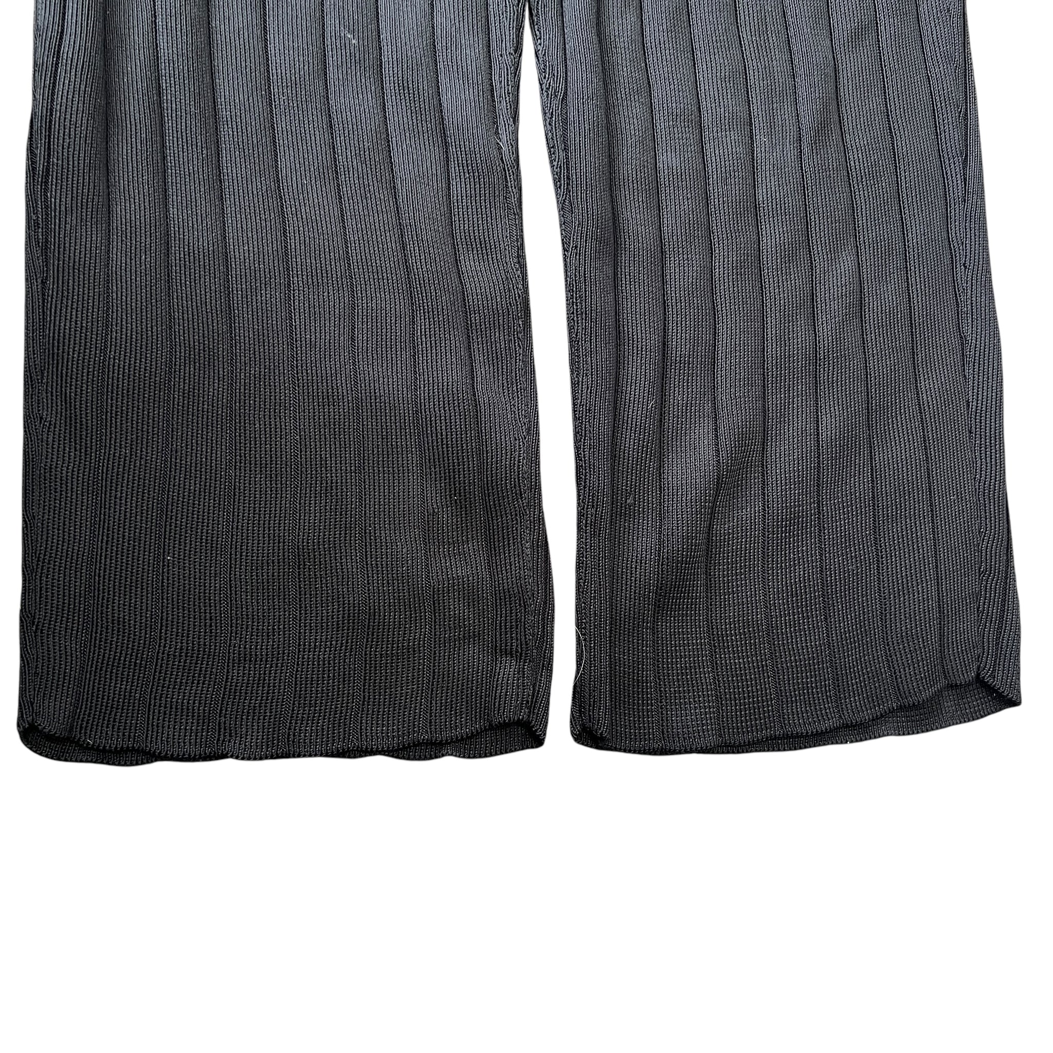 BALENCIAGA 2022SS Silk Ribs Knit Large Baggy Pants