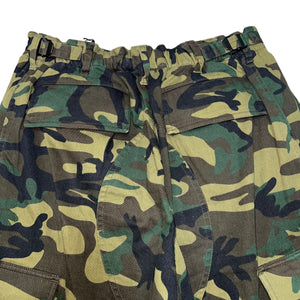BALENCIAGA 2021 WINTER OVERSIZED CAMOUFLAGE KICK CARGO PANTS