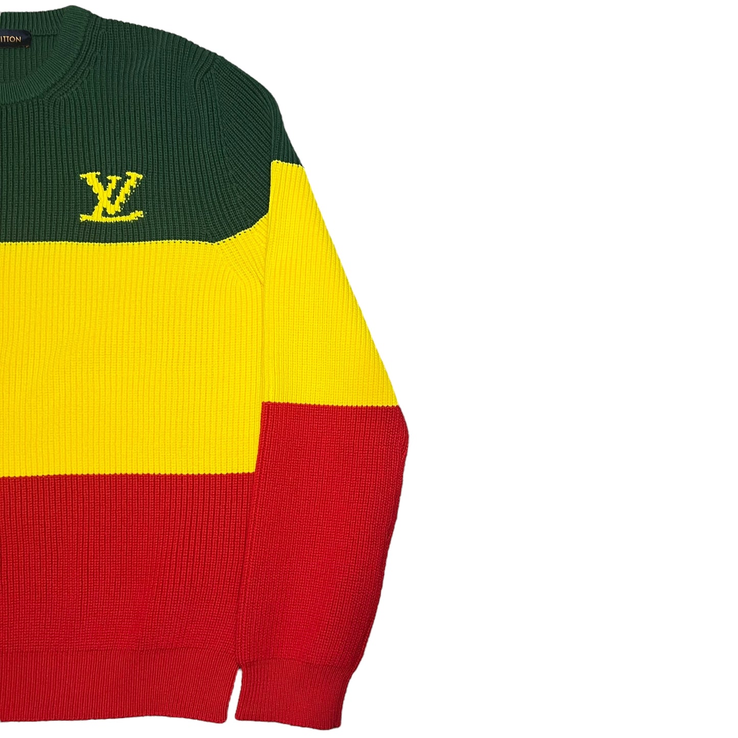 LOUIS VUITTON 2021SS Virgil Abloh  Rastafari Jamaican Logo Sweater