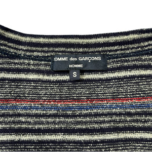 COMME des GARCONS HOMME AD-2012 Horizontal Stripes Knit Cardigan