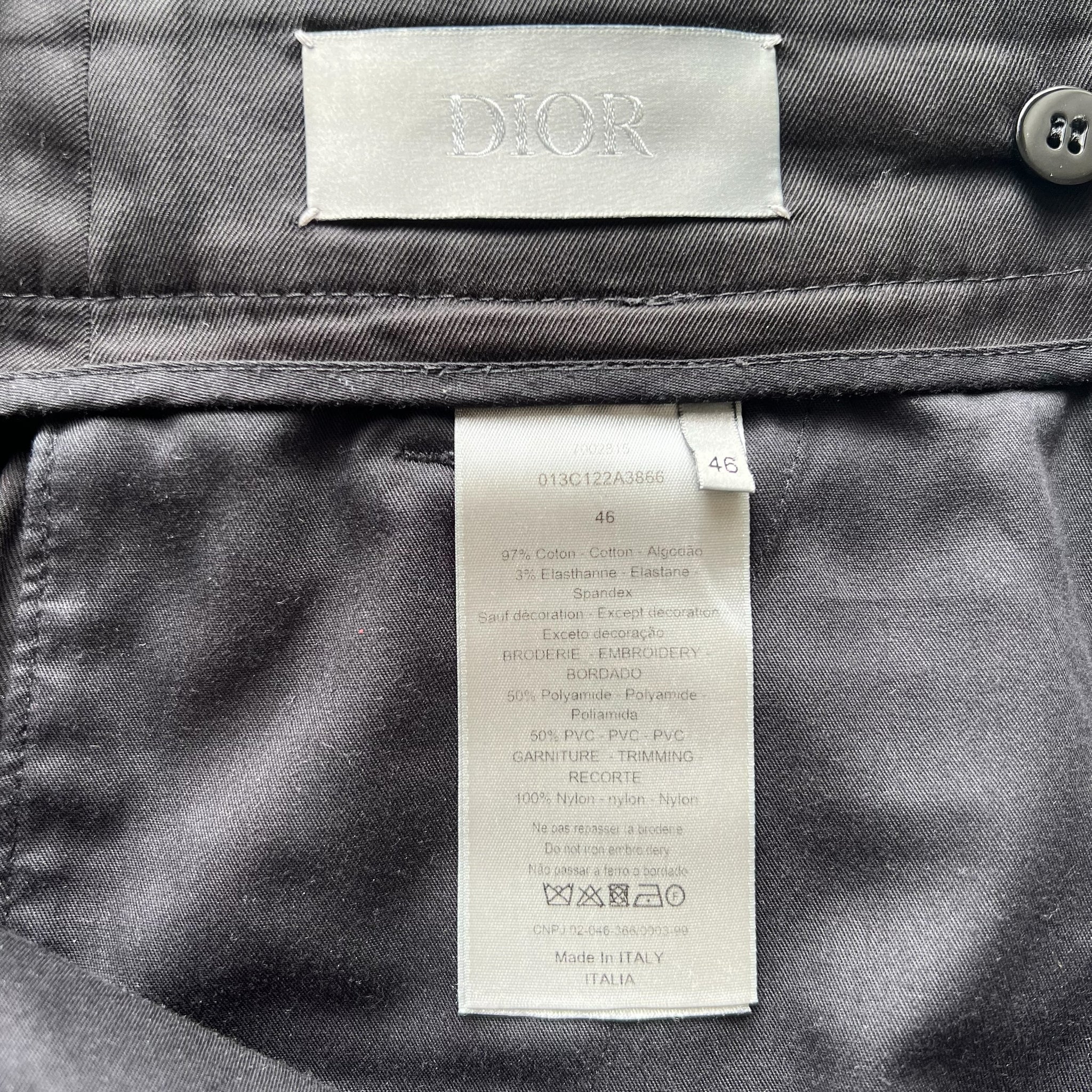 DIOR 2022SS Stretch Cargo Long Pants