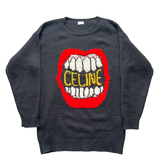 CELINE by HEDI SLIMANE 2021SS "THE DANCING KID" MOUTH KNIT