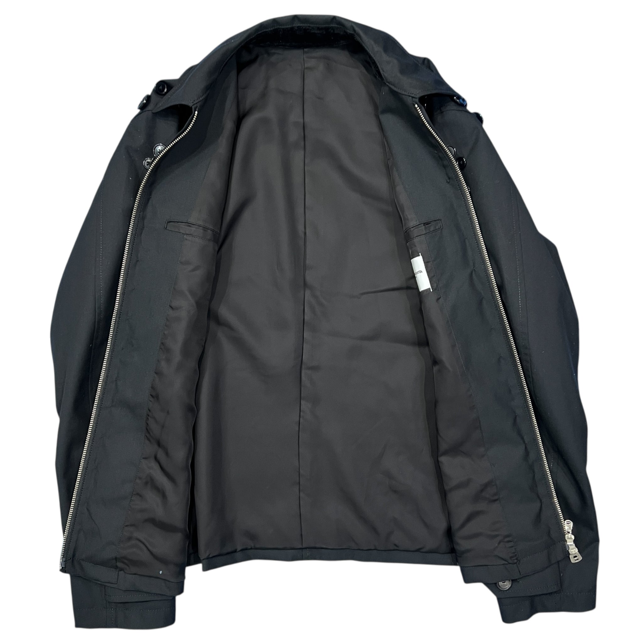 TAKAHIROMIYASHITA The Soloist. 2025SS Zip-Up Brit Jacket With Black Buttons
