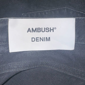 AMBUSH Black Straight Denim Pants