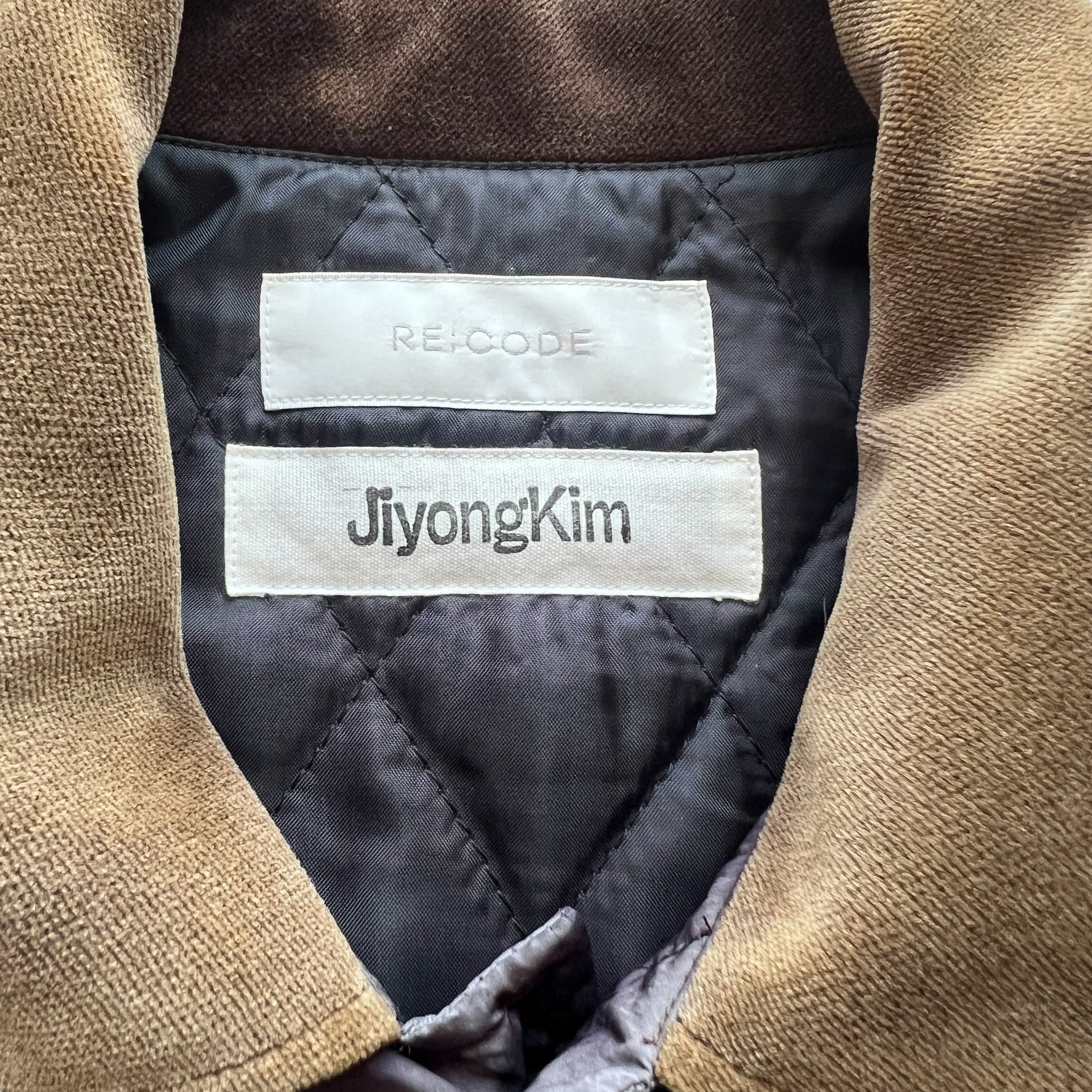 JINYONGKIM × RE CODE SUNFADED OVERSIZED BOMBER JACKET