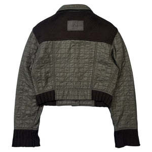 FENDI JEANS Quilted Cropped Jacket