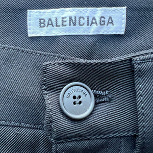 BALENCIAGA 2020ss demna oversized woolcotton slacks pants