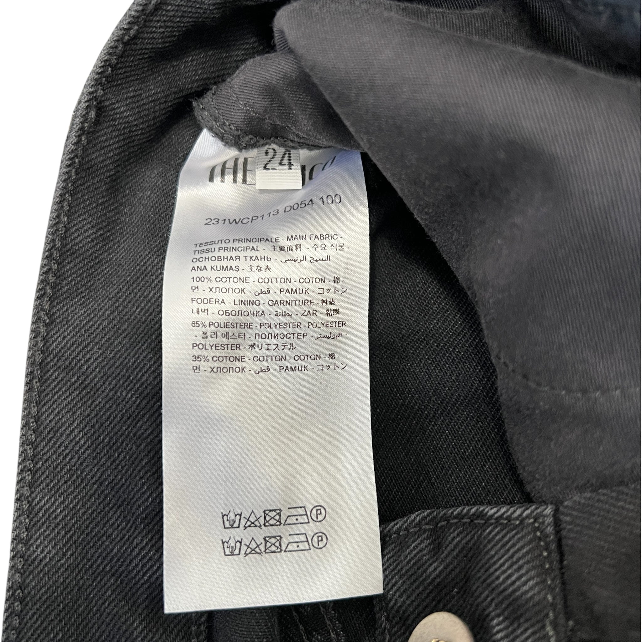 The Attico Mid-Rise Straight Cargo Jeans