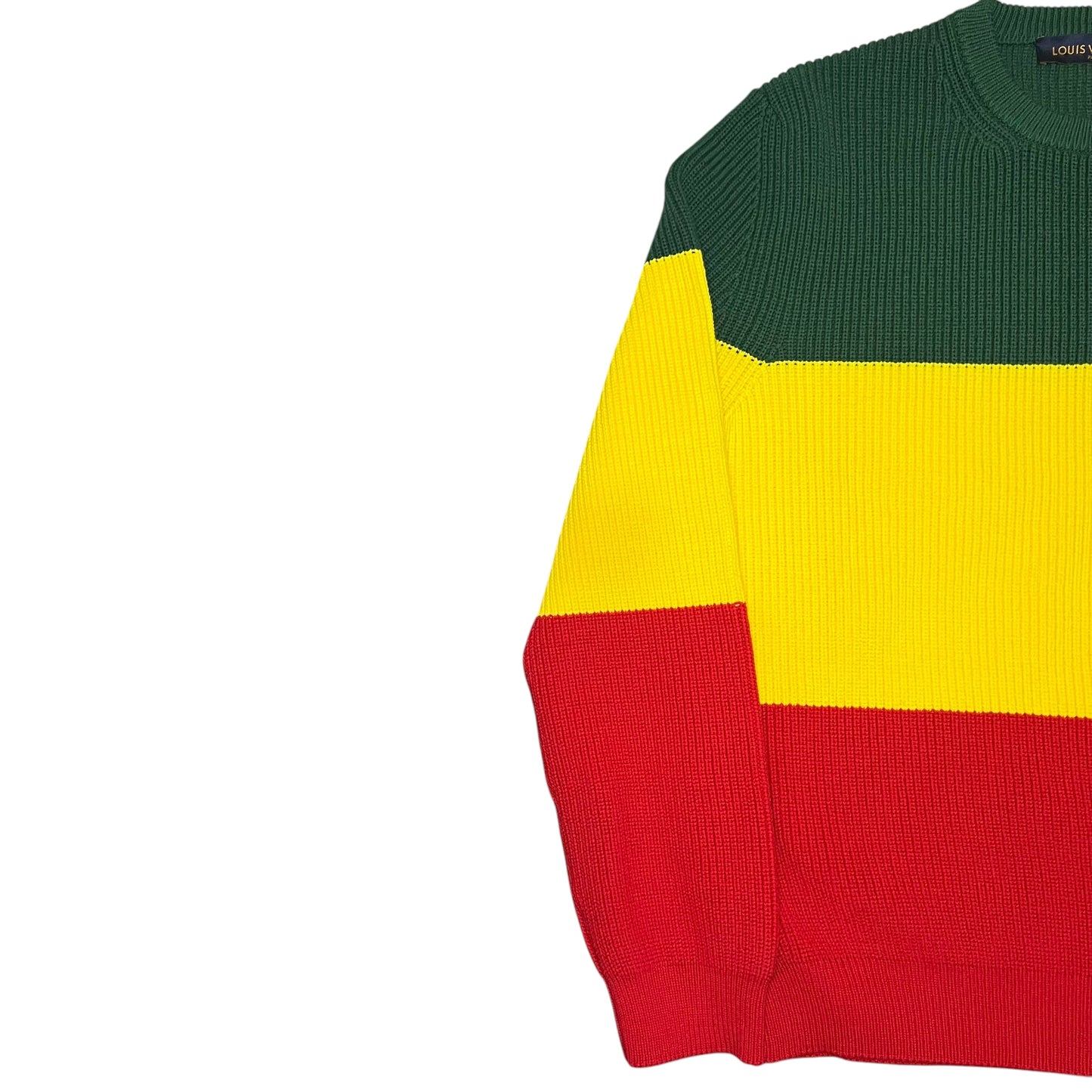 LOUIS VUITTON 2021SS Virgil Abloh  Rastafari Jamaican Logo Sweater