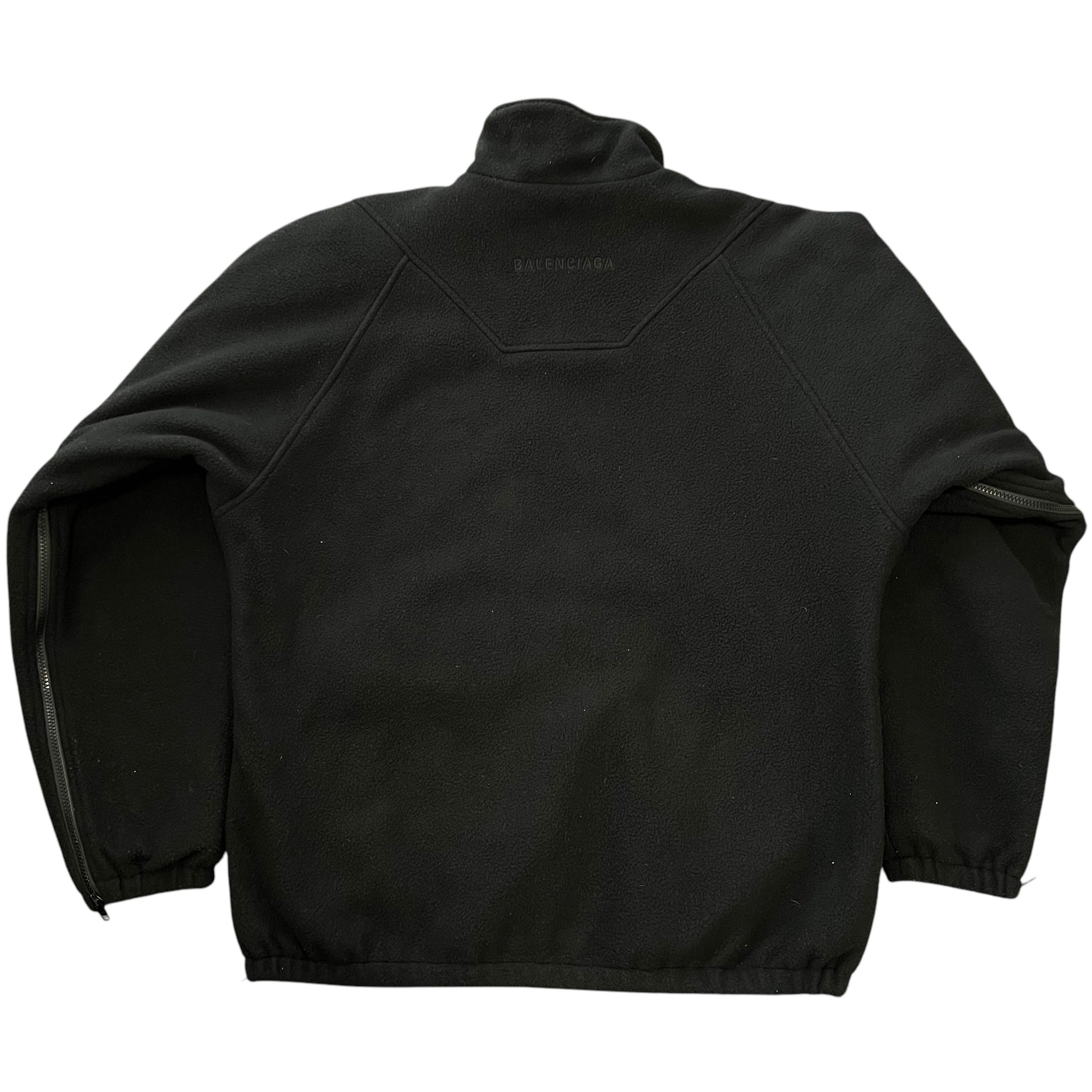 BALENCIAGA 2022AW Sherpa Half-Zip Heavy Fleece Jacket