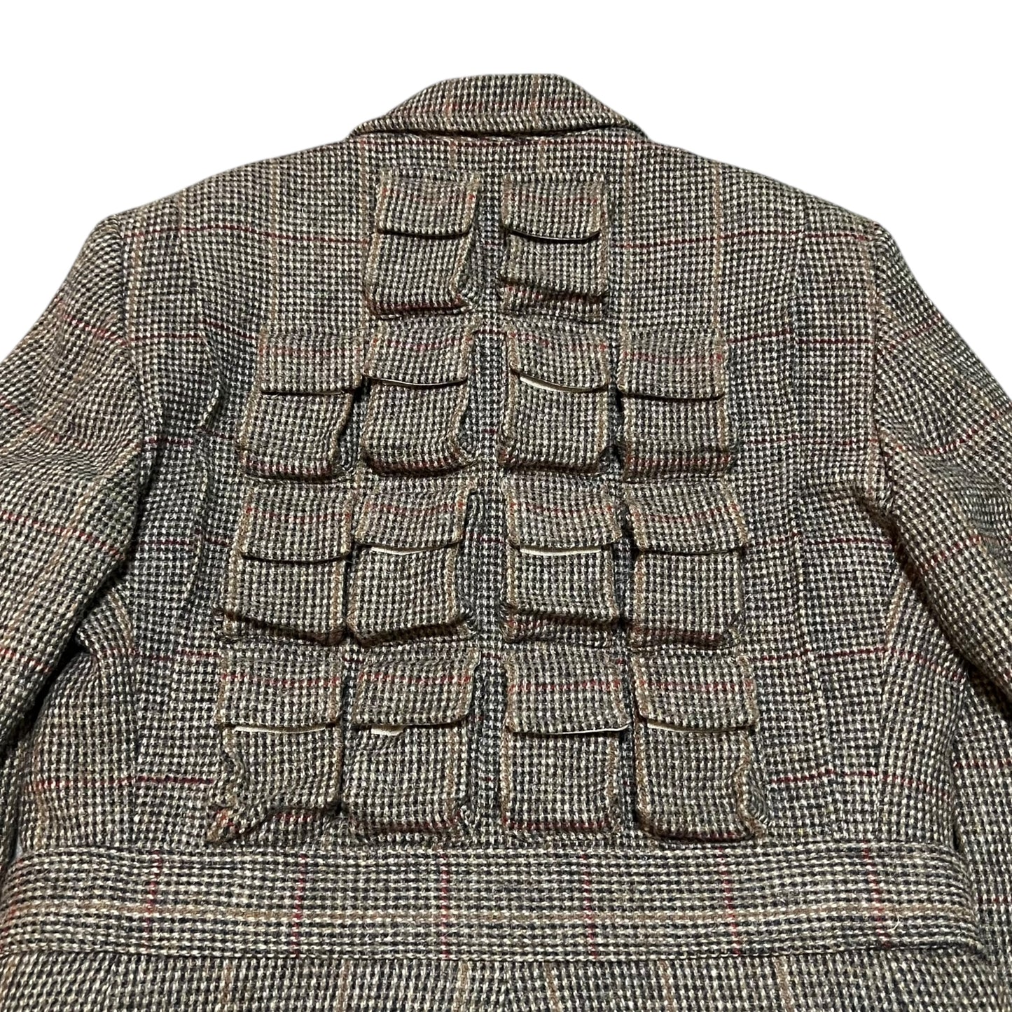 GENERAL RESEARCH × Harris Tweed 1998 Parasite Wool Check  Norfolk Jacket