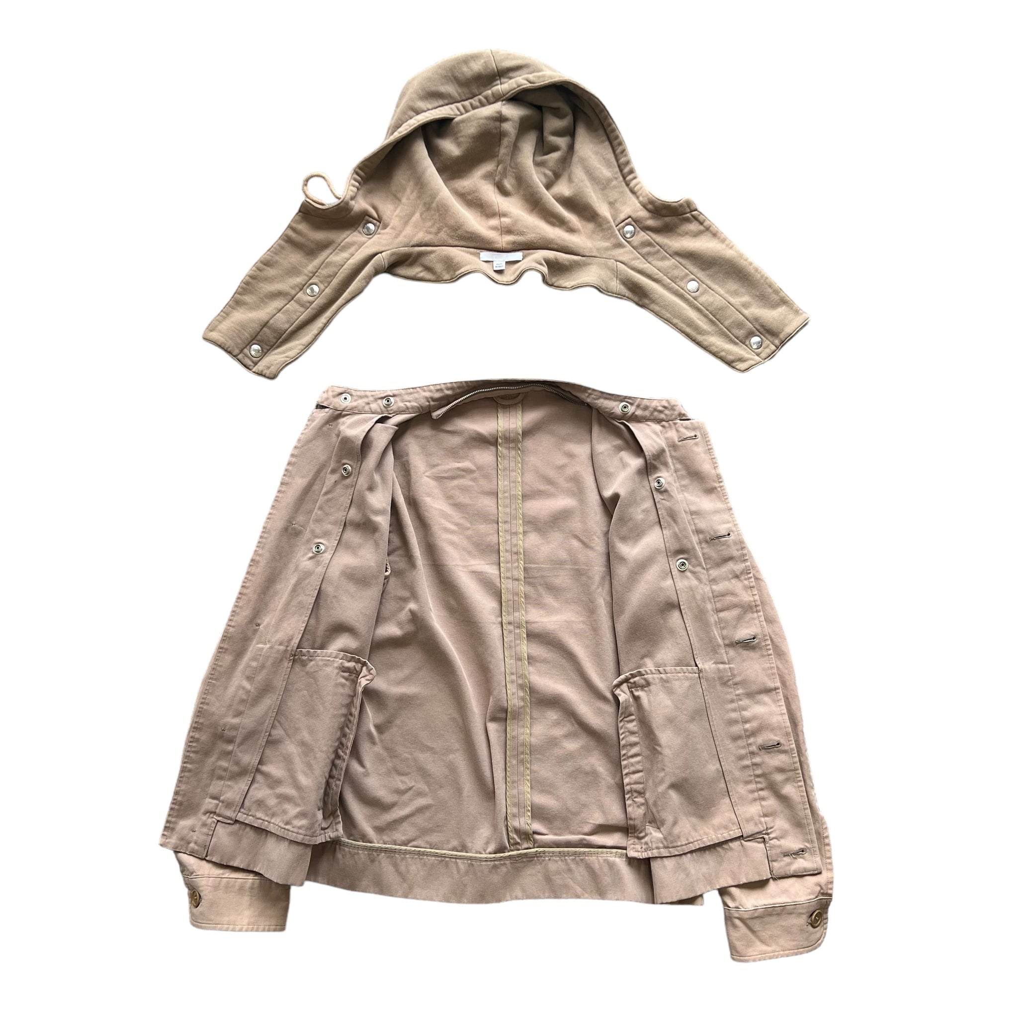 HELMUT LANG 2004AW REMOVABLE HOODED JACKET