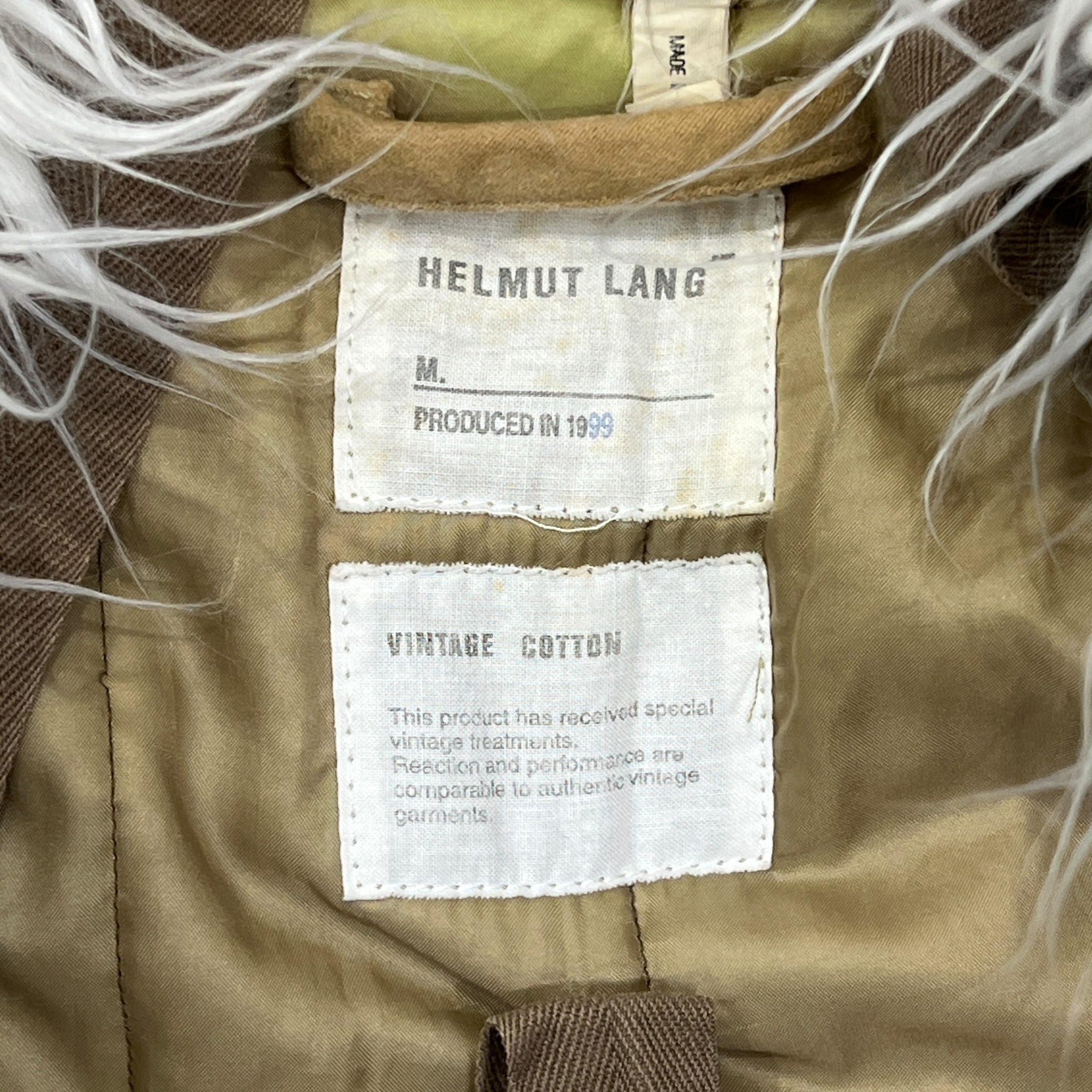 HELMUT LANG 1999AW Moleskin Cotton Astro Biker Jacket