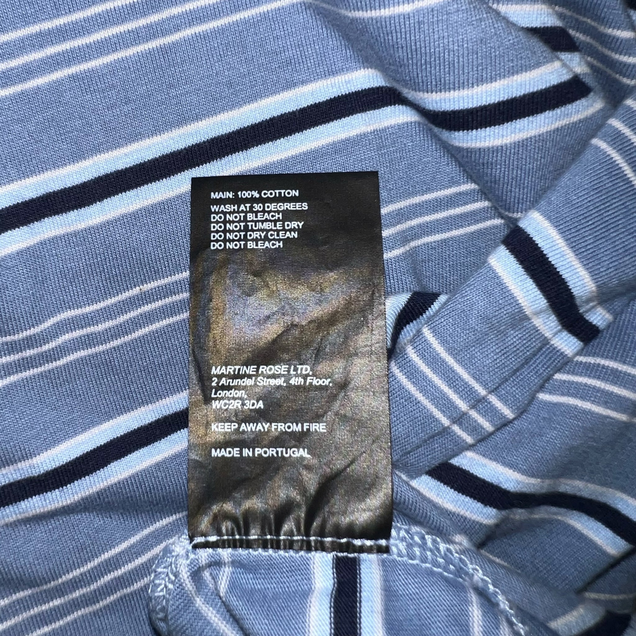 MARTIN ROSE 2024SS Border S/S TEE