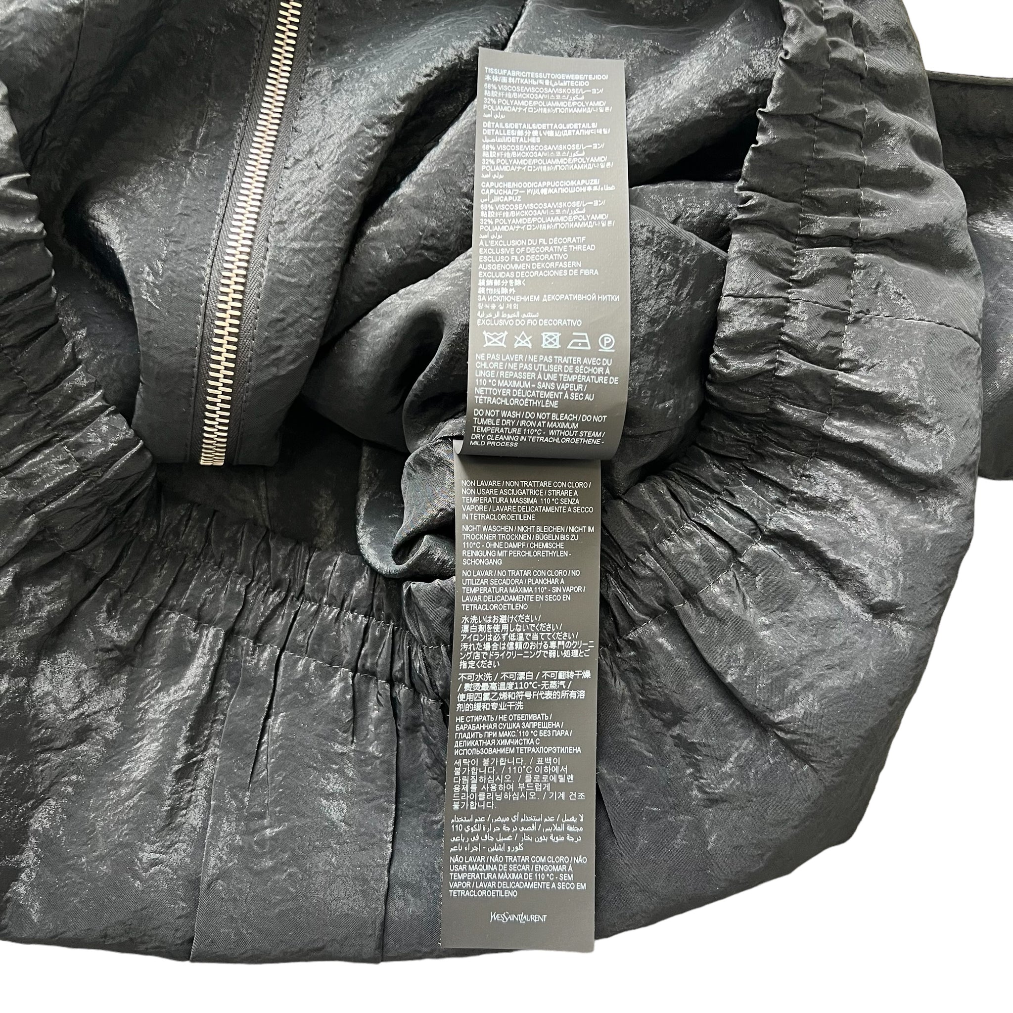 SAINT LAURENT PARIS 22SS ZIP UP BOMBER JACKET