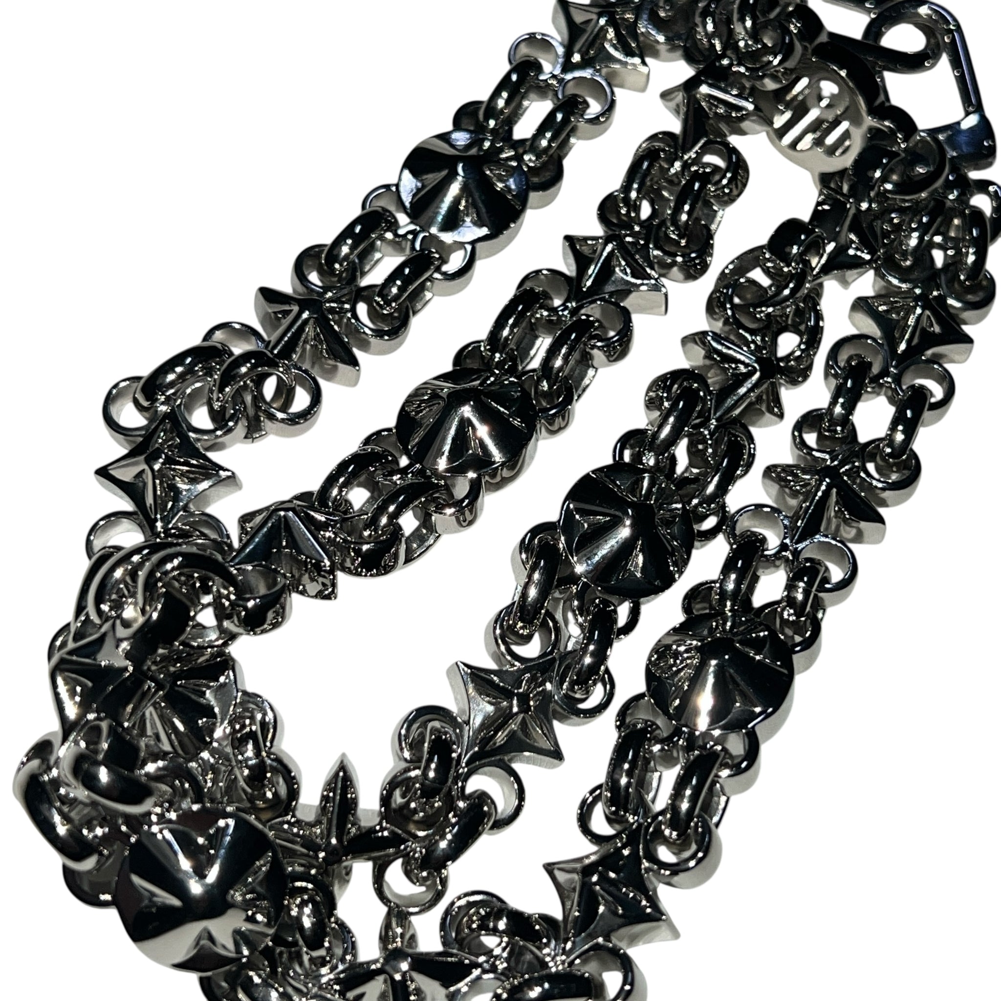 LOUIS VUITTON Silver Monogram Bag Charm My Flower Chain