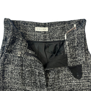 CELINE Wool Knit Wide Flare Trousers
