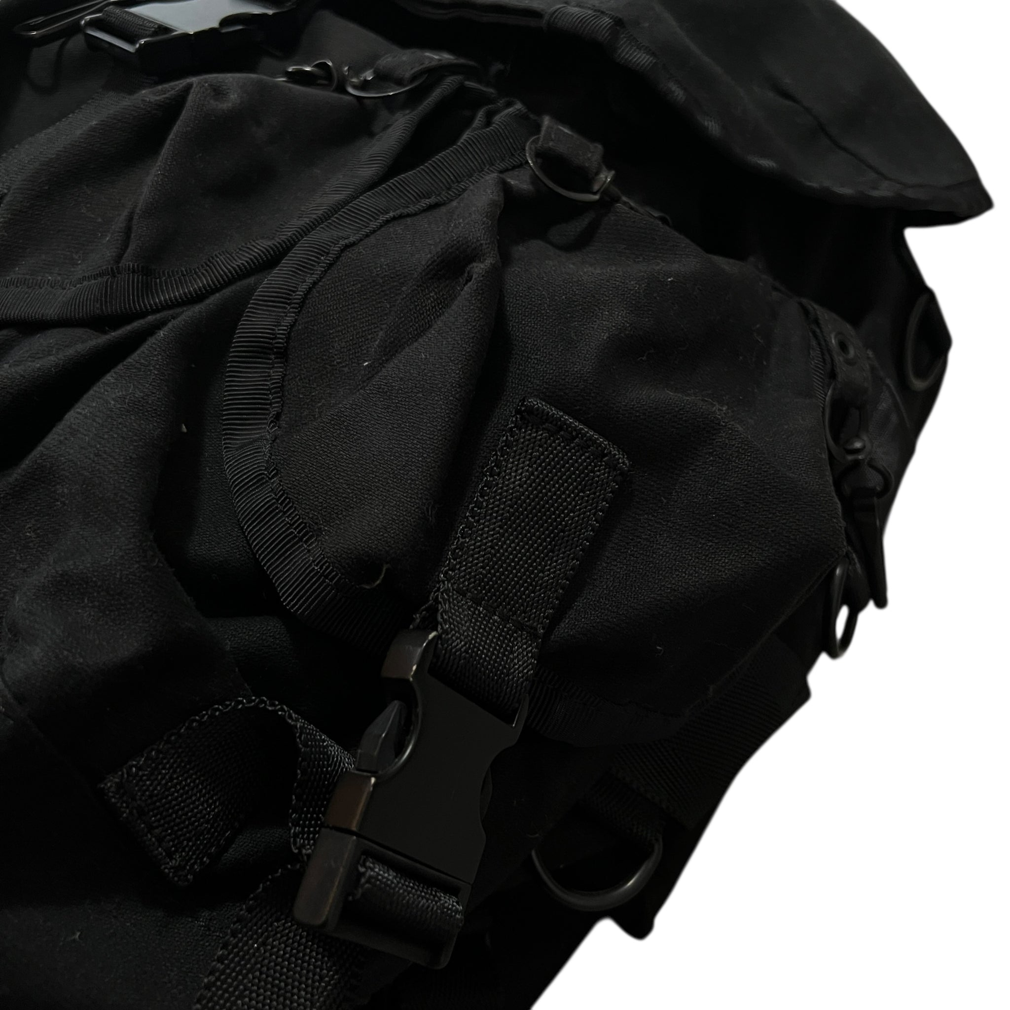 UNDERCOVER 2004AW BUT BEAUTIFUL Modular Cotton Backpack Black