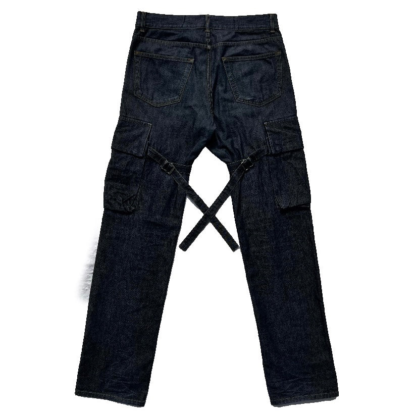 HELMUT LANG 2004SS BONDAGE CARGO JEANS