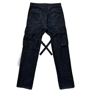 HELMUT LANG 2004SS BONDAGE CARGO JEANS