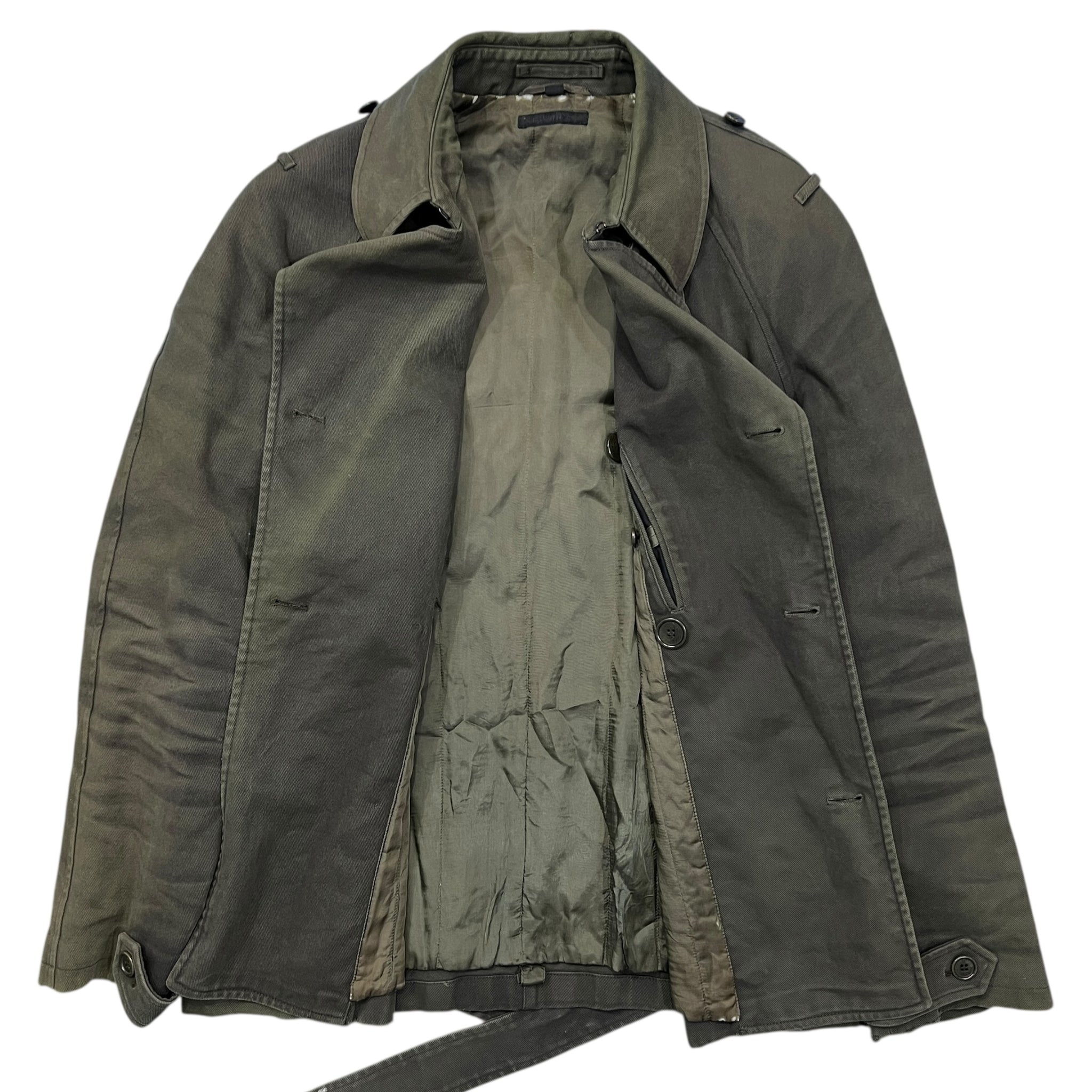 HELMUT LANG 2002 Double Breasted Overcoat