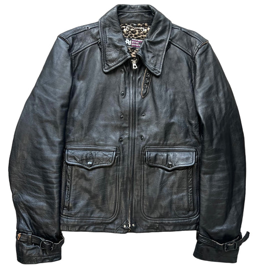 Phenomenon beyond description 2000s buffalo leather jacket