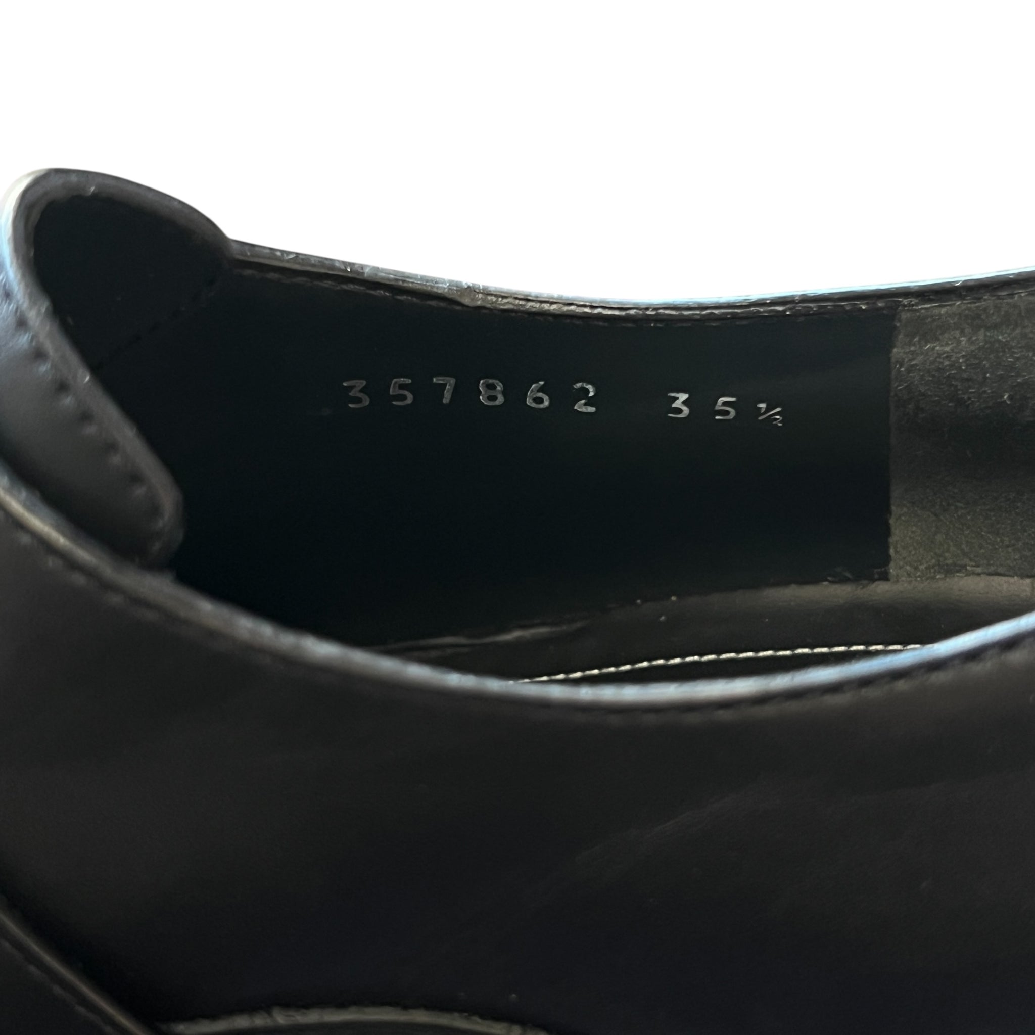 BALENCIAGA Single Buckle Leather Loafers
