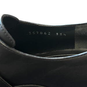 BALENCIAGA Single Buckle Leather Loafers