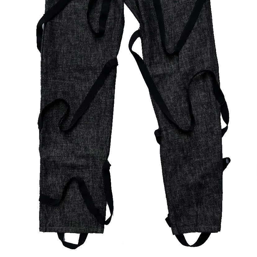 HELMUT  LANG 2004SS RAW DENIM BONDAGE MUMMY JEANS