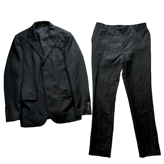 RAF SIMONS 1997 SUITS TAILORED JACKET and PANTS SET UP