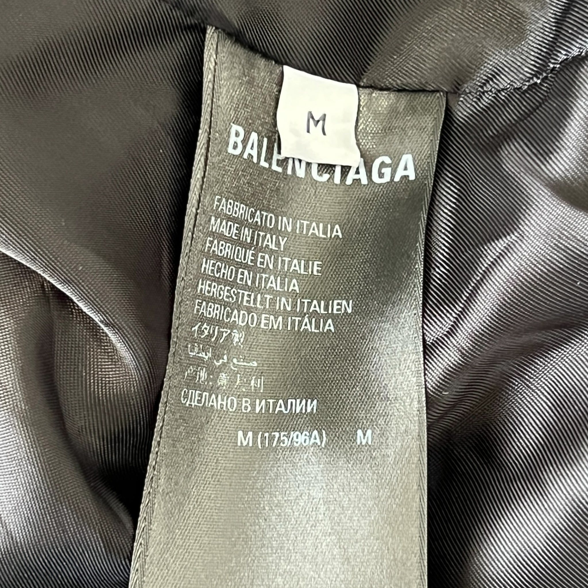 BALENCIAGA 2022AW Leather Puffer Vest