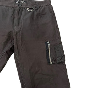 RAF SIMONS 2001-2002AW MA-1 Pocket Cargo Cotton Pants
