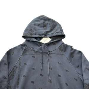 RAF SIMONS 2004AW WAVES Paisley Pullover Hoodie