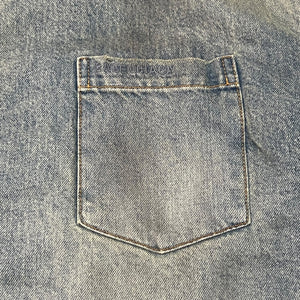 BALENCIAGA 2022AW PADDED DENIM SHIRTS JACKET