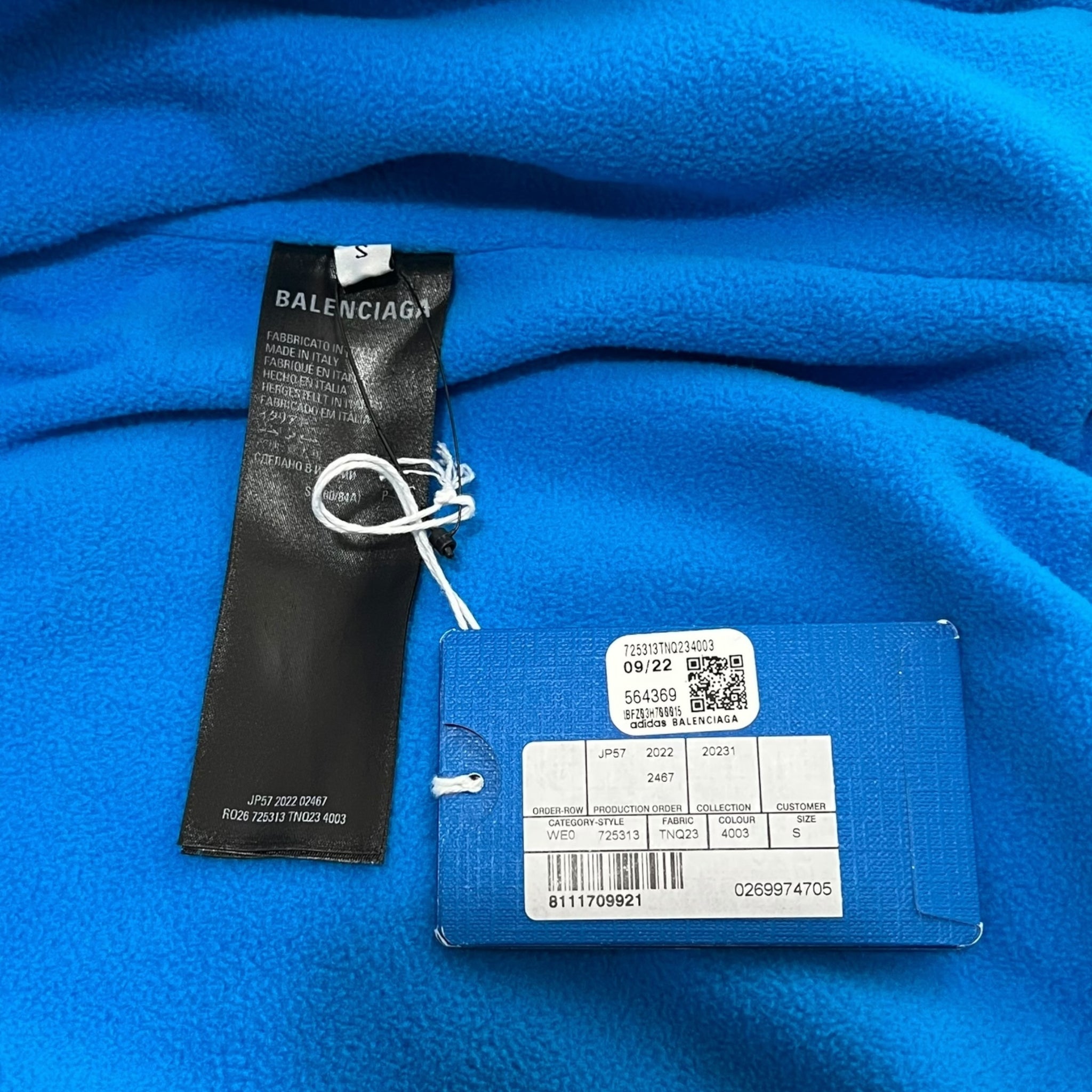 ADIDAS BALENCIAGA  2023AW Oversized Fleece Hoodie