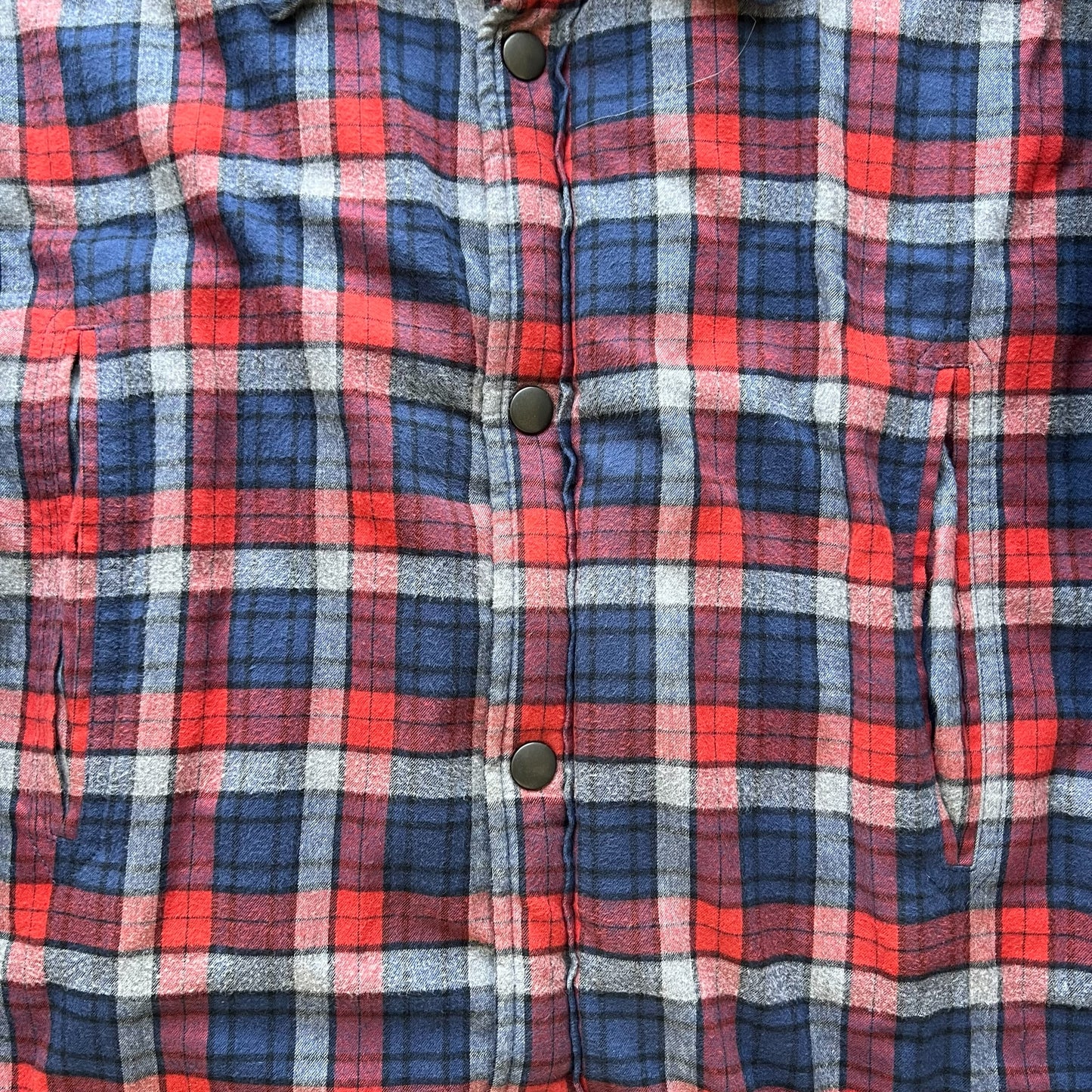 BALENCIAGA 17AW Flannel Padded Shirt Jacket