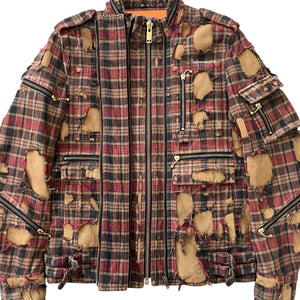 blackmeans Destroyed Zip Jacket