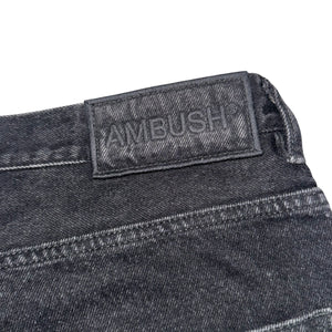 AMBUSH Black Straight Denim Pants