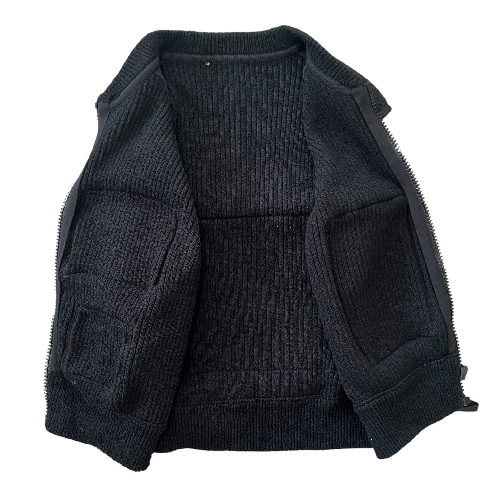LOUIS VUITTON SS2019 Virgil Era 3D Multi-Pocket Knit Vest (Runway Reference / Black)