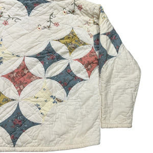 Vivid Visions Upcycled Vintage Quilt Hoodie
