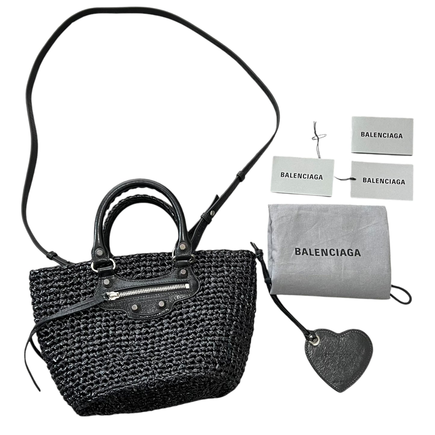 BALENCIAGA 2024SS Le Cagole Panier 2Way Shoulder Basket Bag