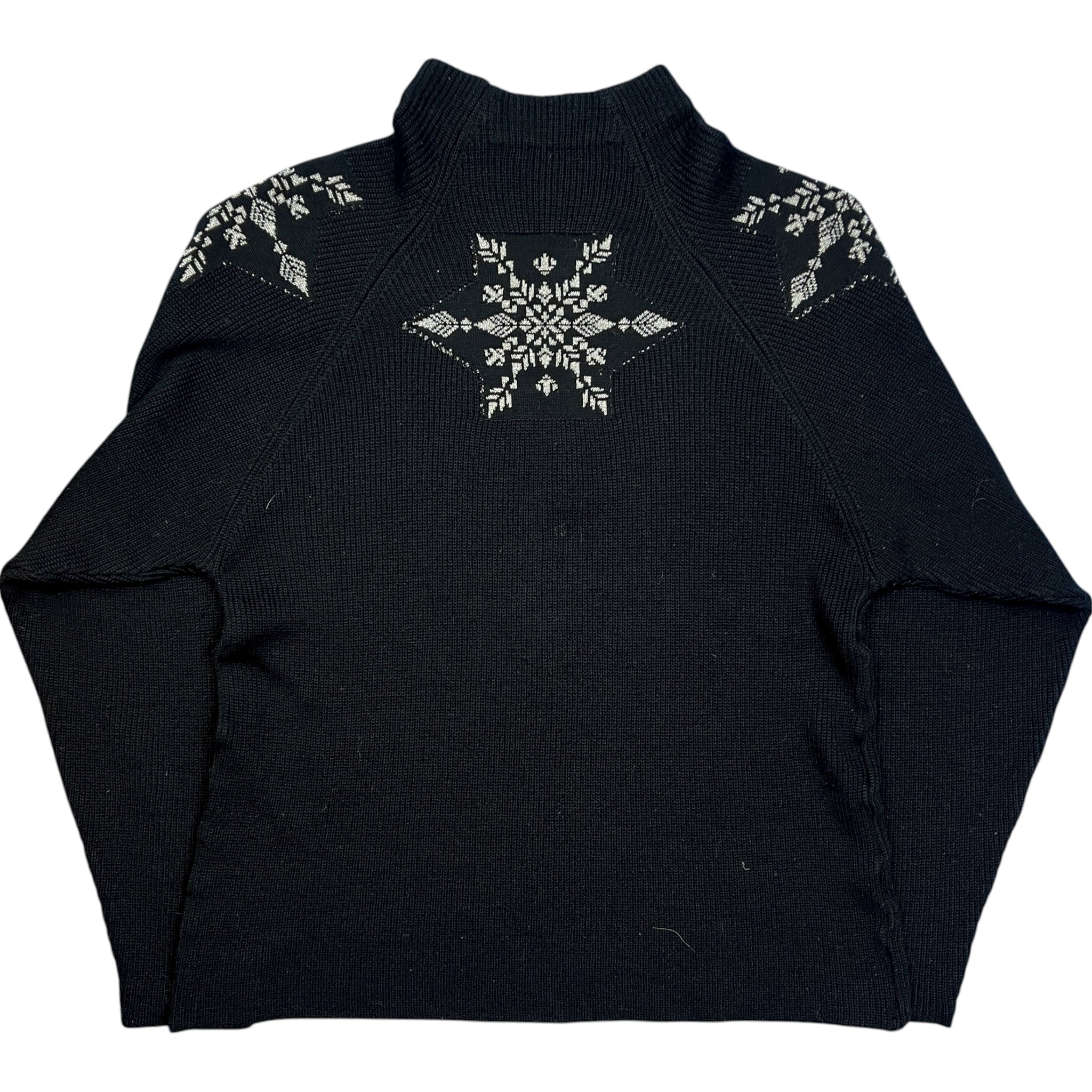 Christian Dior Sports Golf High Neck Nordic Knit Sweater